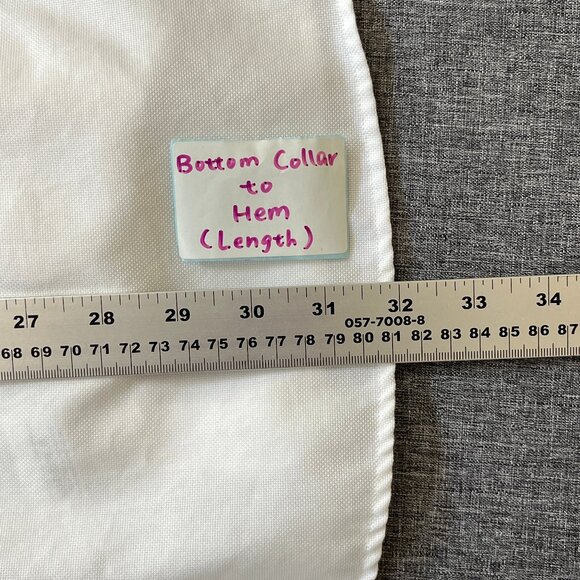 Eton Contemporary Button Up Dress Shirt - Men's Size 42/16.5 - White - Picture 13 of 14